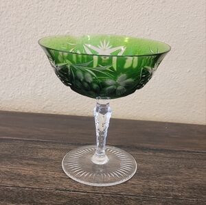 Vintage Nachtmann Low Sherbert Crystal Glass - 1